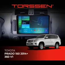 Штатна магнітола Torssen 2K Toyota Prado 150 2014+ 360 V1 F106128 4G Carplay DSP