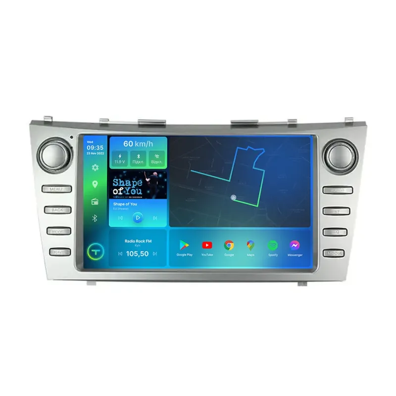Штатна магнітола 2K Torssen Toyota Camry 40 з кнопками F96128 4G Carplay DSP