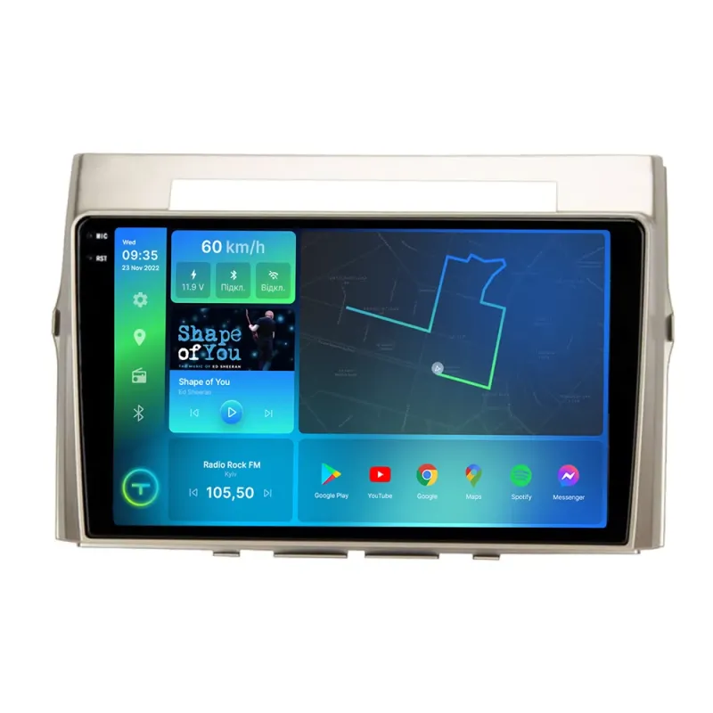 Штатна магнітола Torssen 2K Toyota Corolla Verso 2004-2009 F96128 4G Carplay DSP