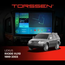 Штатна магнітола Torssen 2K Lexus RX300 XU10 1999-2003 F96128 4G Carplay DSP з кнопками