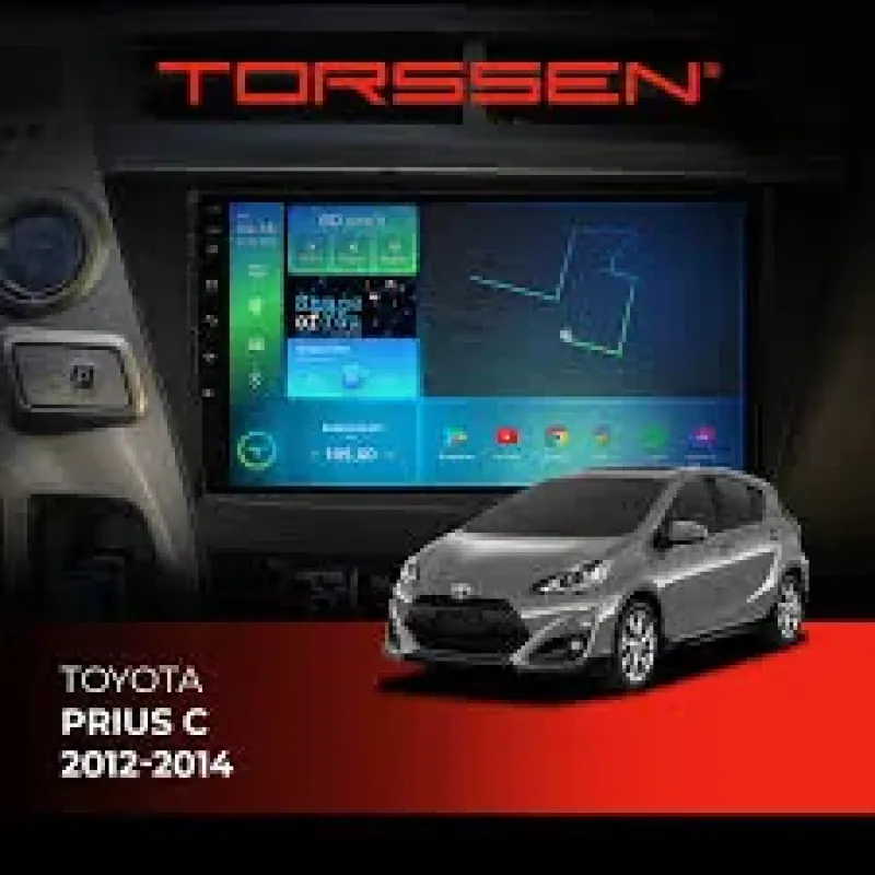 Штатна магнітола Torssen 2K Toyota Prius С 2012-2014 F96128 4G Carplay DSP