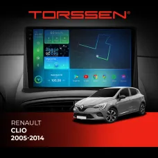 Штатна магнітола Torssen 2K Renault Clio 05-14 F96128 4G Carplay DSP