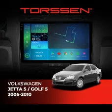 Штатна магнітола Torssen 2K Volkswagen Jetta 5, Golf 5 2005-2010 F10432 4G Carplay DSP