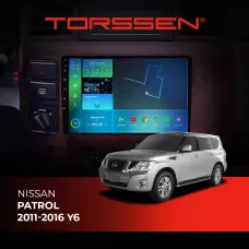Штатна магнітола Torssen Nissan Patrol 11-16 Y6 FL9 4+64Gb 4G Carplay DSP