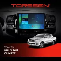 Штатна магнітола Torssen 2K Toyota Hilux 12 climate F96128 4G Carplay DSP