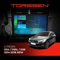 Штатна магнітола Torssen 2K Citroen DS4 / DS5L / DS6 2014-2018 NEW F96128 4G Carplay DSP