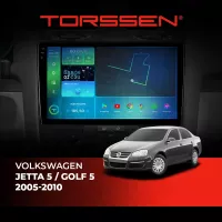 Штатна магнітола Torssen 2K Volkswagen Jetta 5, Golf 5 2005-2010 F10464 4G Carplay DSP
