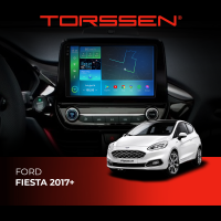 Штатна магнітола Torssen Ford Fiesta 2017+ FL10 4+64Gb 4G Carplay DSP