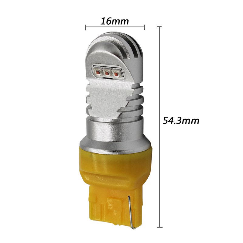 Світлодіодні лампи Torssen PRO W21W(7440) жовтий поворотник USA (Комплект 2шт)