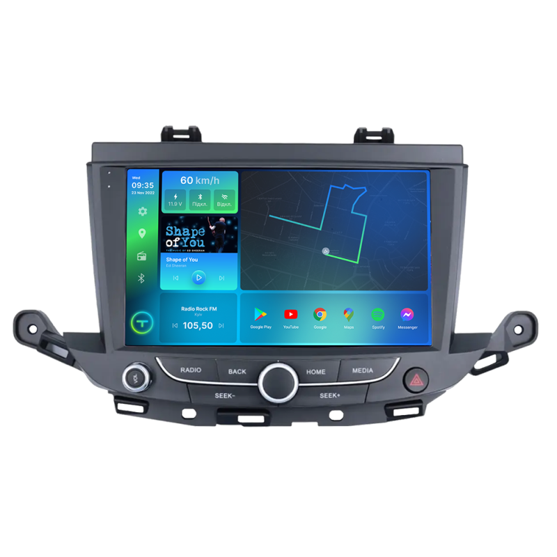 Штатна магнітола Torssen 2K Opel Crossland, Astra(K) 2016+, Buick Verano 2016+ FL9 4+64Gb 4G Carplay DSP