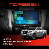 Штатна магнітола Torssen 2K Nissan Navara Frontier NP300 2014-2021 FL9 4+64Gb 4G Carplay DSP